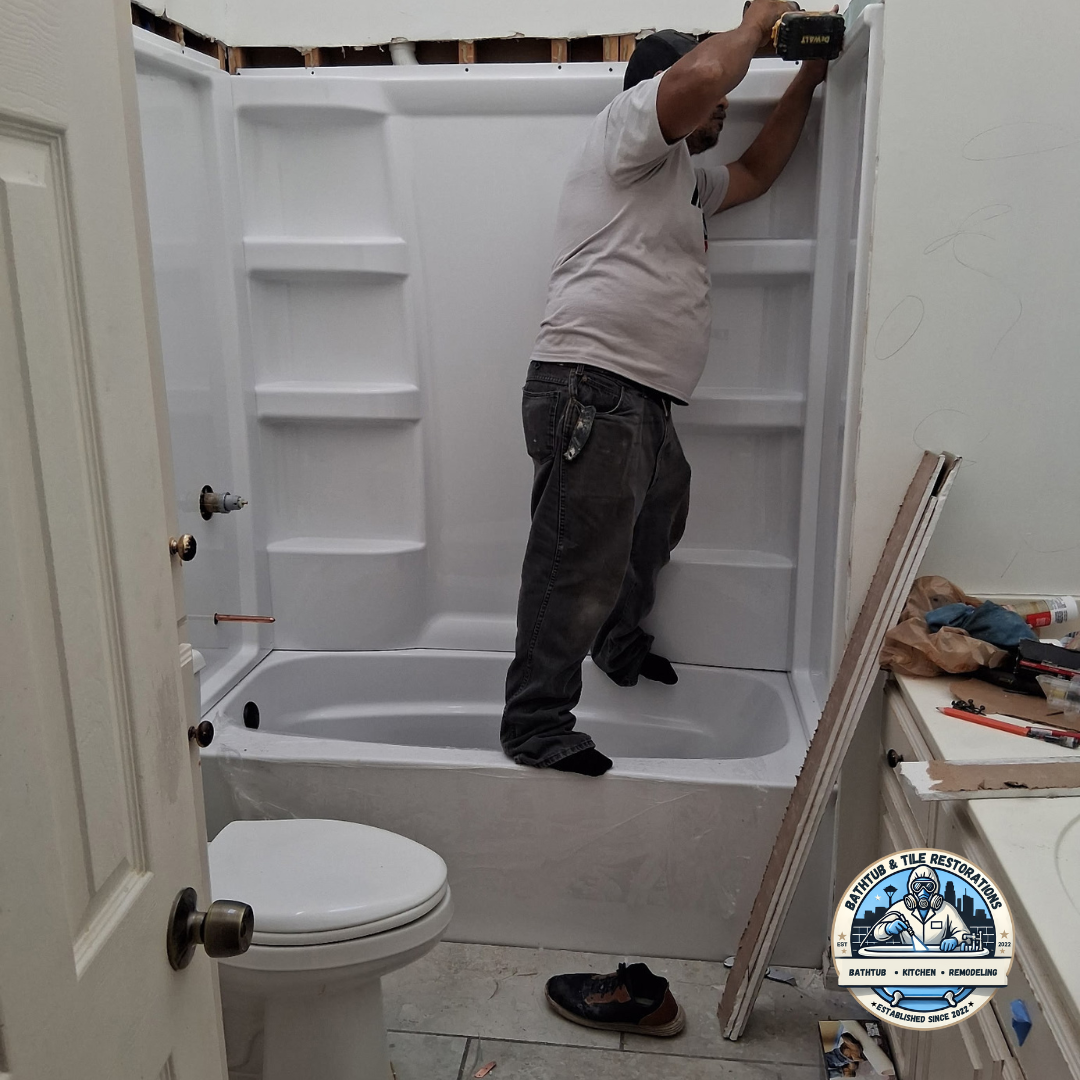 Bathtub restoration in Overland Park, KS Bathtub restoration in Overland Park, KS